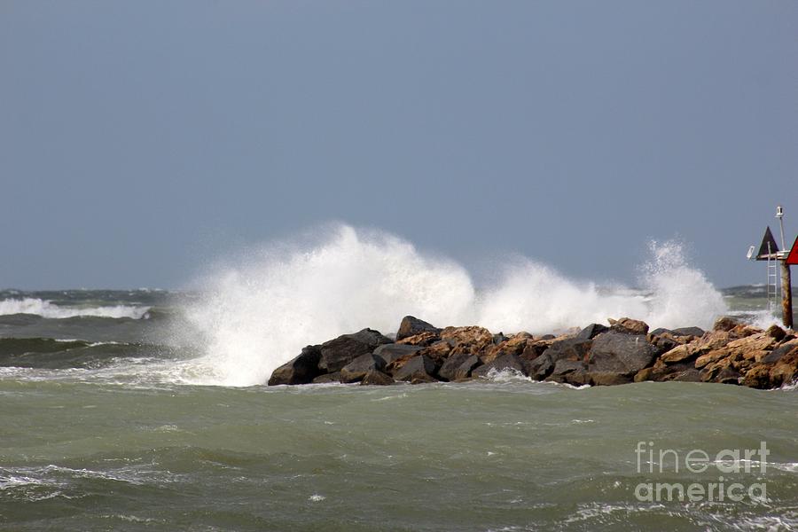 Jetty Wave Photograph by Robert Wilder Jr