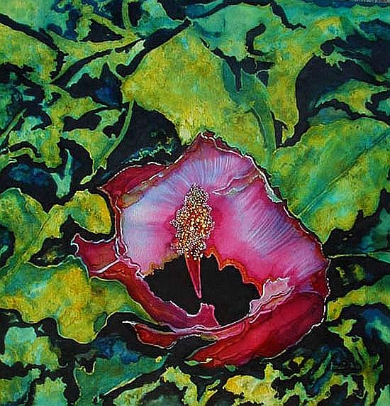 Flower Painting - Jewel in the Wild by Ferril Nawir