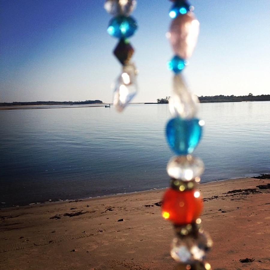 Creations Photograph - Jewels by the ocean by Beverley Ritchings