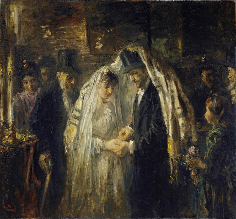 Jewish Wedding Painting by Jozef Israels