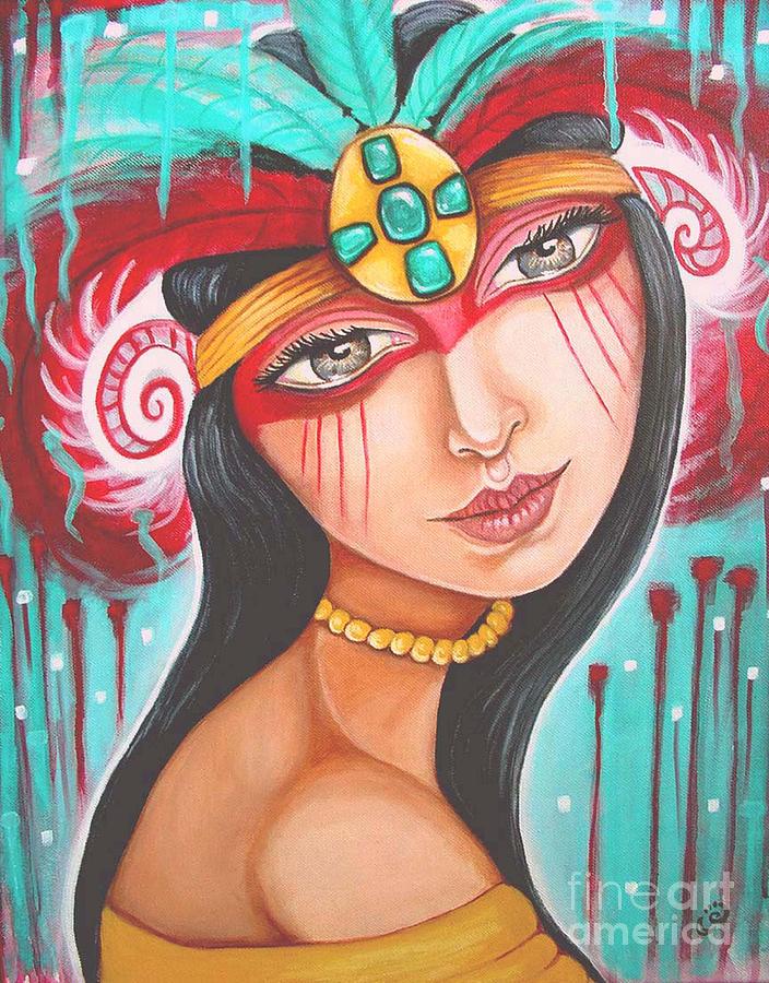 Goddess Painting - Jezebel by Tammy Mae Moon.