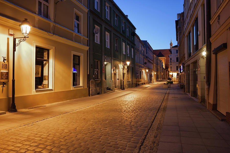 Jezuicka Street in Old Town of Bydgoszcz Photograph by Artur Bogacki