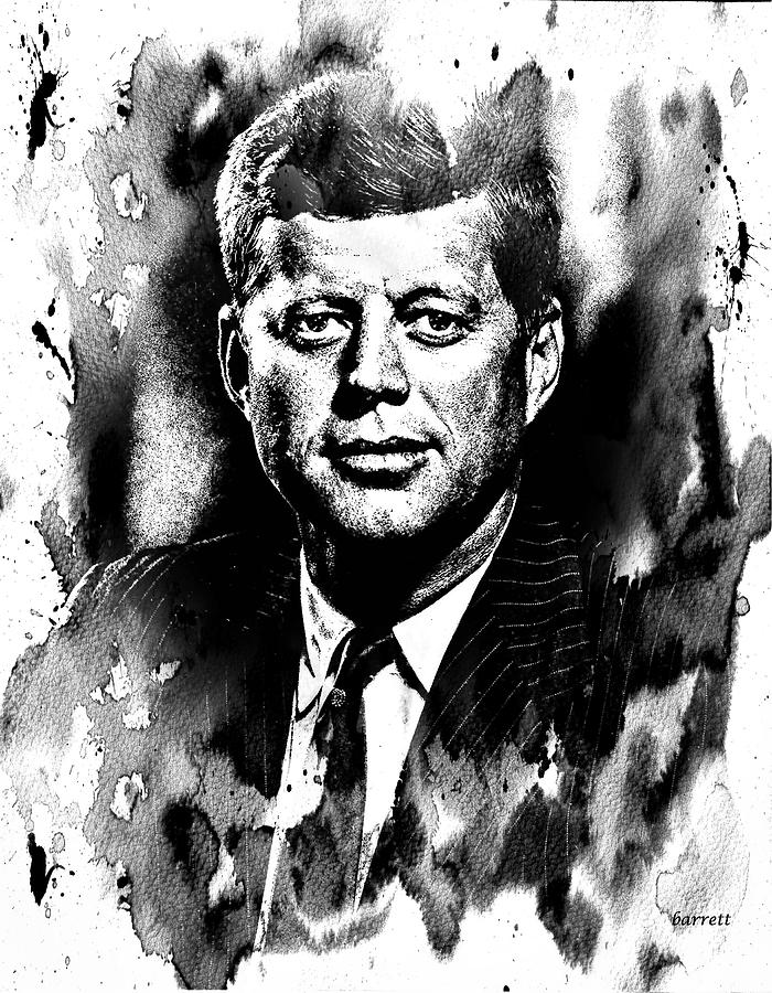 JFK Painting by Don Barrett - Pixels