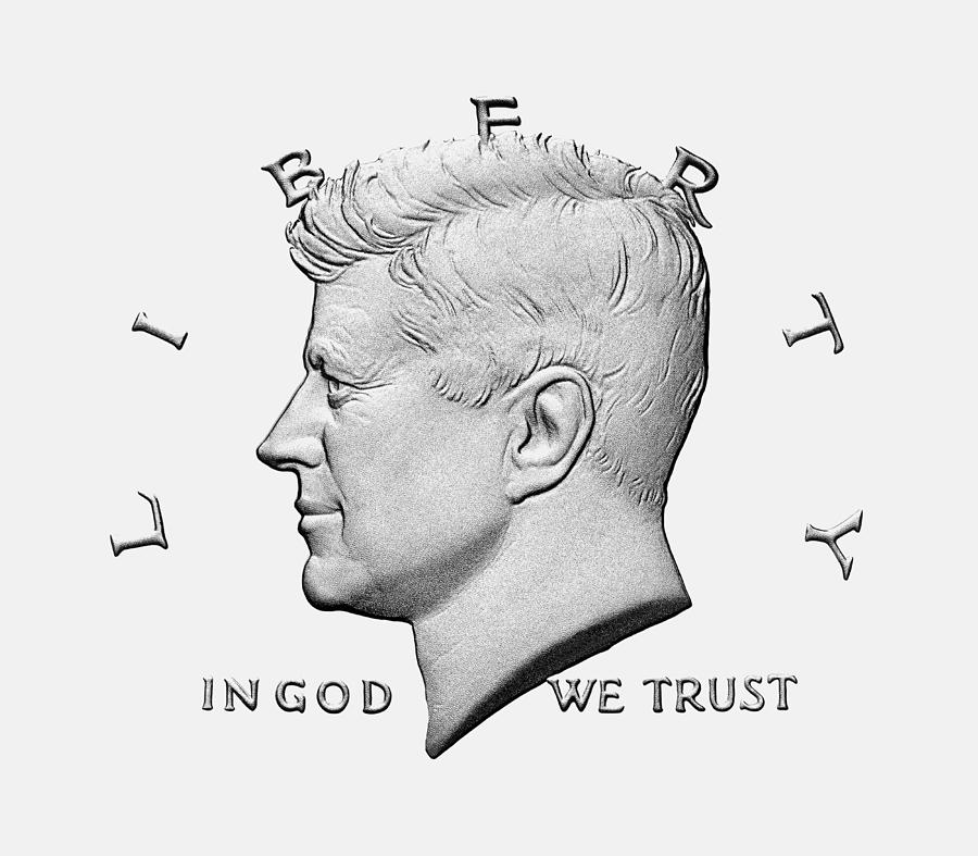 JFK - In God We Trust Digital Art by War Is Hell Store