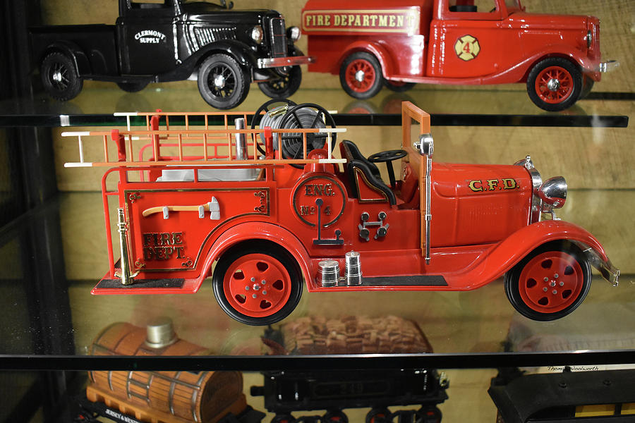 Jim Beam Decanter CFD Fire Engine Number 4 Photograph by Thomas Woolworth