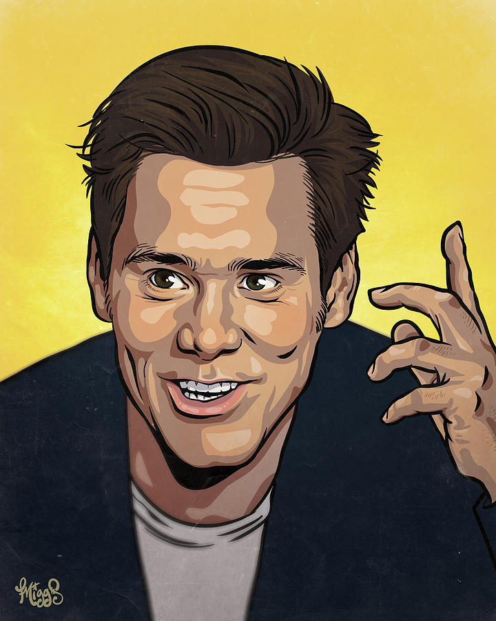 Jim Carrey Drawing - Jim Carrey by Miggs The Artist