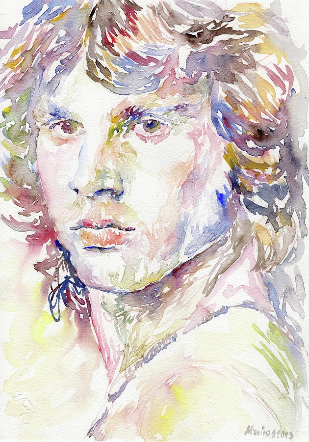 Jim Morrison Painting by Marina Sotiriou - Fine Art America