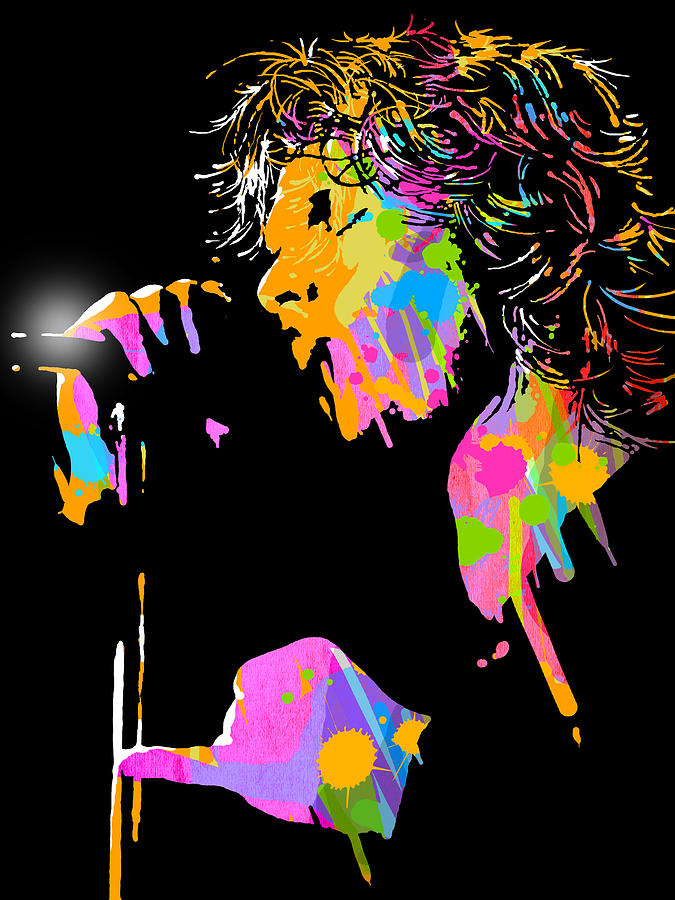 Jim Morrison Painting by Paul Sachtleben