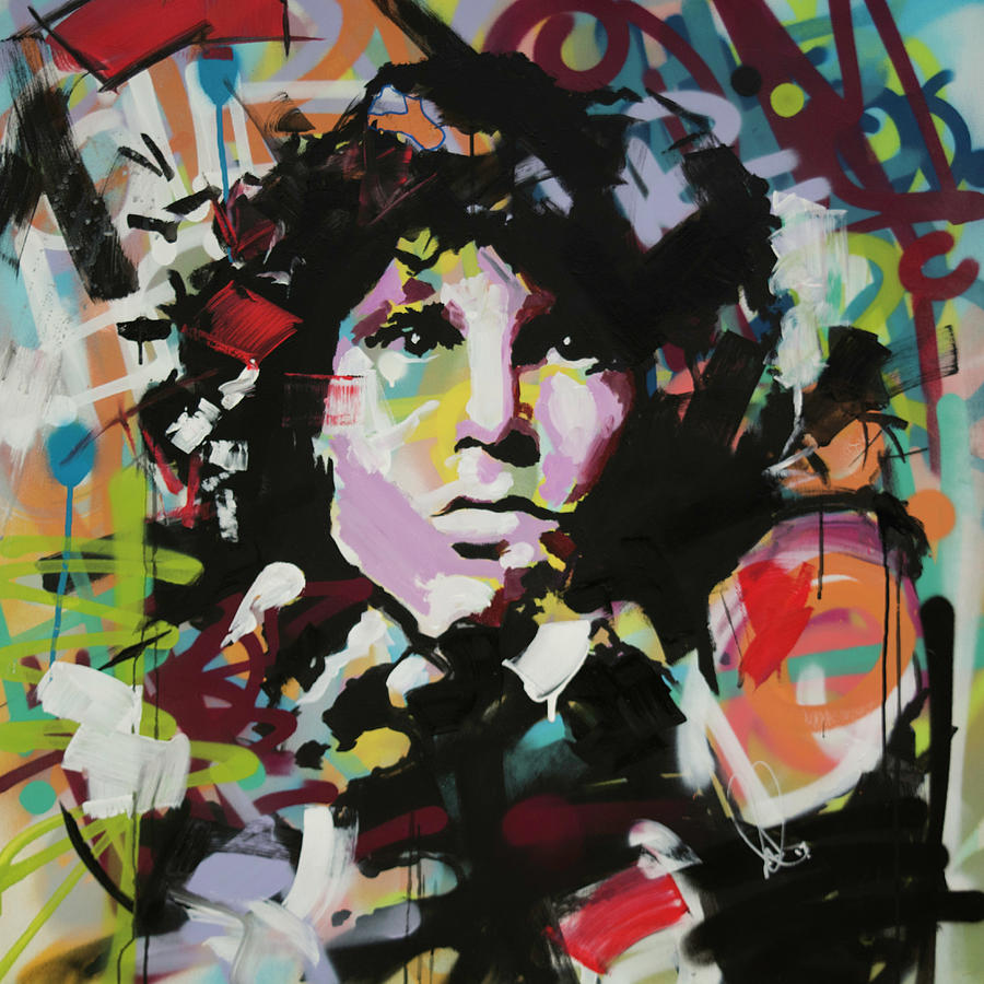 Jim Morrison Painting by Richard Day