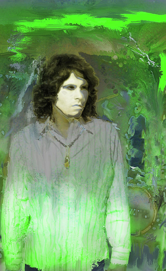 Jim Morrison-The Strangest Life Ive Ever Known Digital Art by Michael Cleere