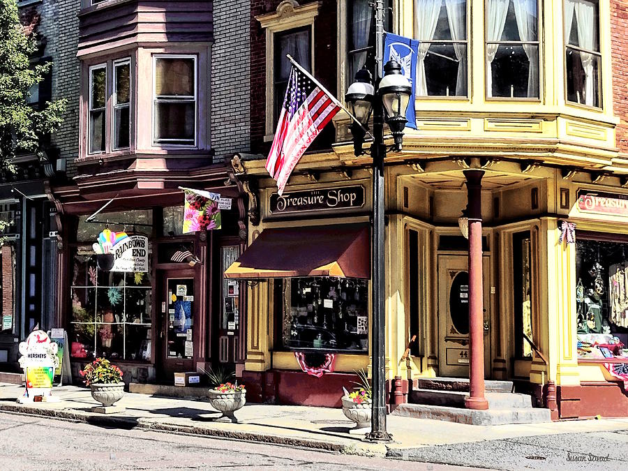 Jim Thorpe PA - Charming Downtown Photograph by Susan Savad
