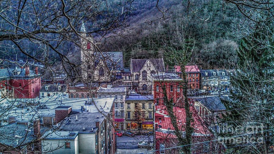 Jim Thorpe Pennsylvania in Winter #1 Photograph by Christopher Lotito