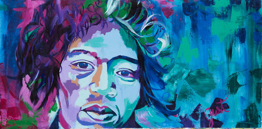 Jimi 2 Painting by Janice Westfall