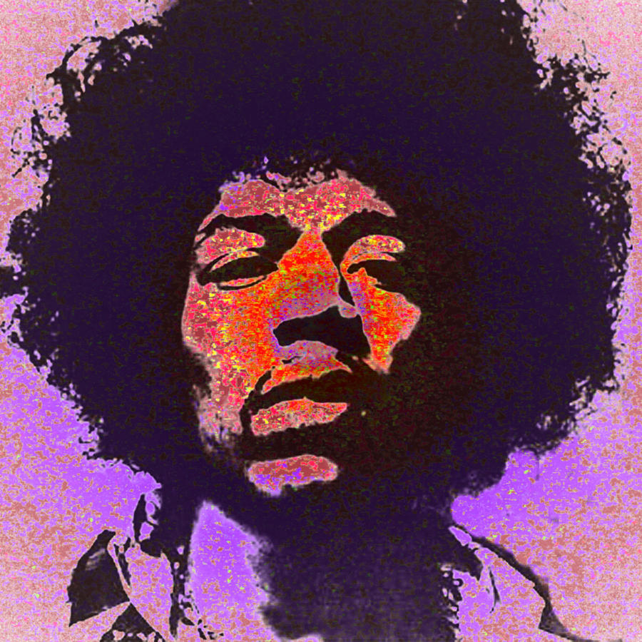 Jimi Digital Art by David Stasiak - Fine Art America