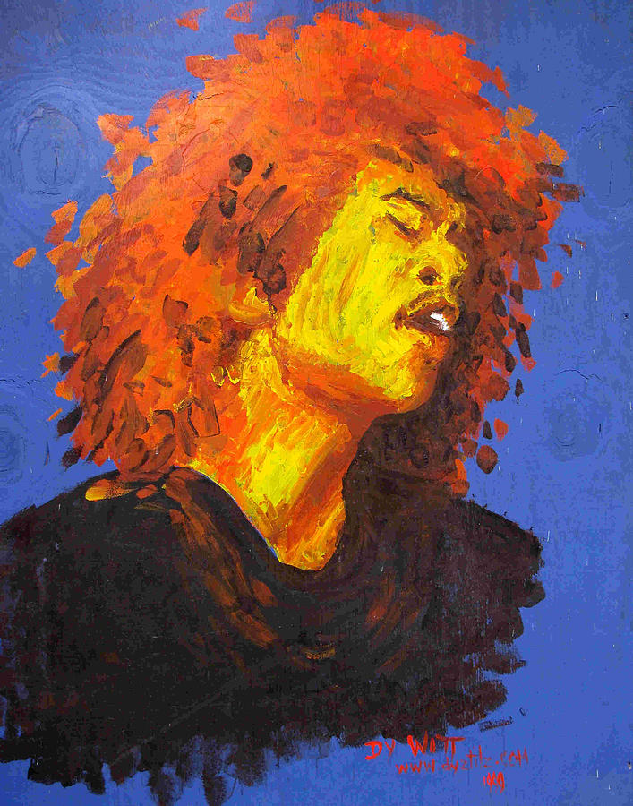 Jimi Hendrix Painting - Jimi by Dy Witt