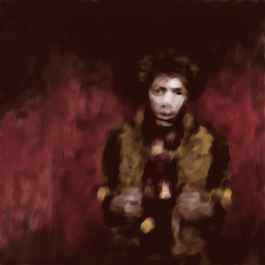 Celebrity Painting - Jimi Hendrix 550 3 by Mawra Tahreem