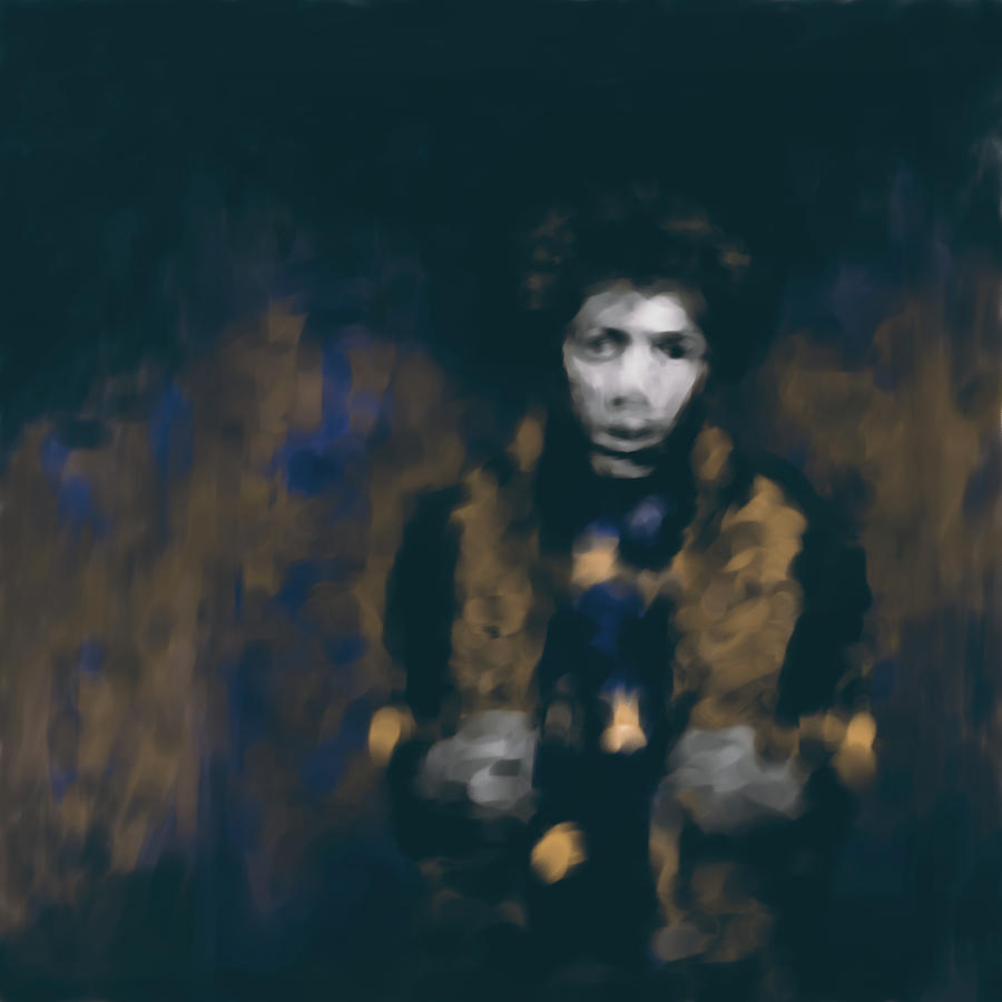 Celebrity Painting - Jimi Hendrix 550 4 by Mawra Tahreem