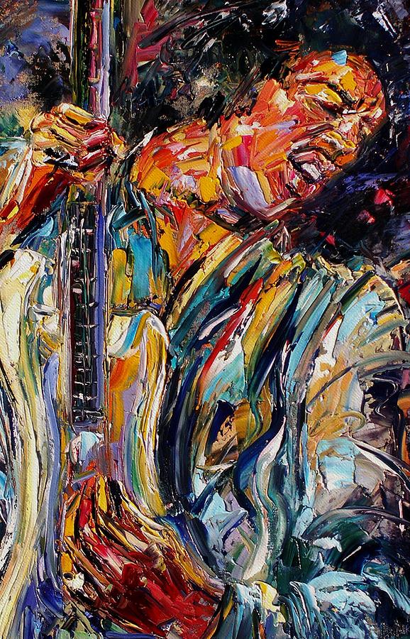 Jimi Hendrix Painting by Debra Hurd
