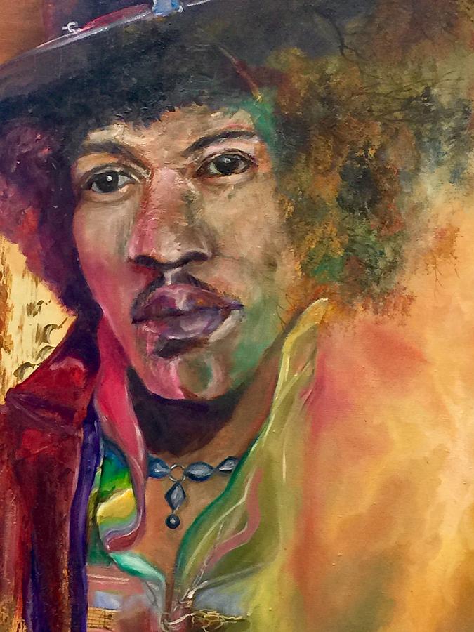 Jimi Hendrix Painting - Jimi Hendrix by Deedee Williams