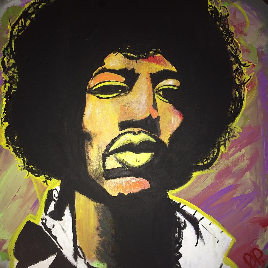 Jimi Hendrix Painting by Dominic Pardini - Fine Art America