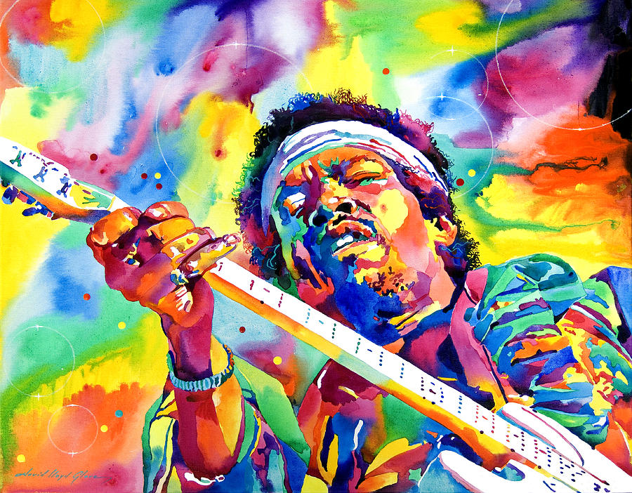 Jimi Hendrix Electric Painting