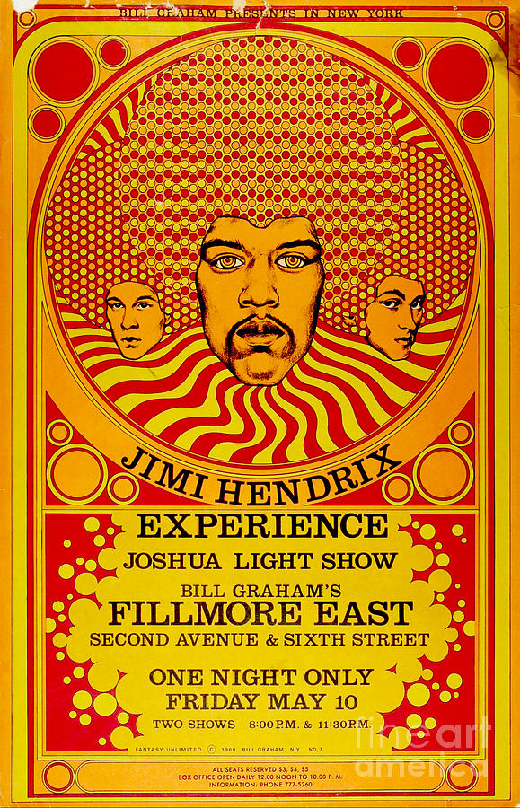 Jimi Hendrix Experience Poster Photograph by Pd - Pixels