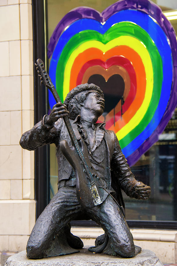 Jimi Hendrix Love On Capitol Hill Photograph by Matt McDonald