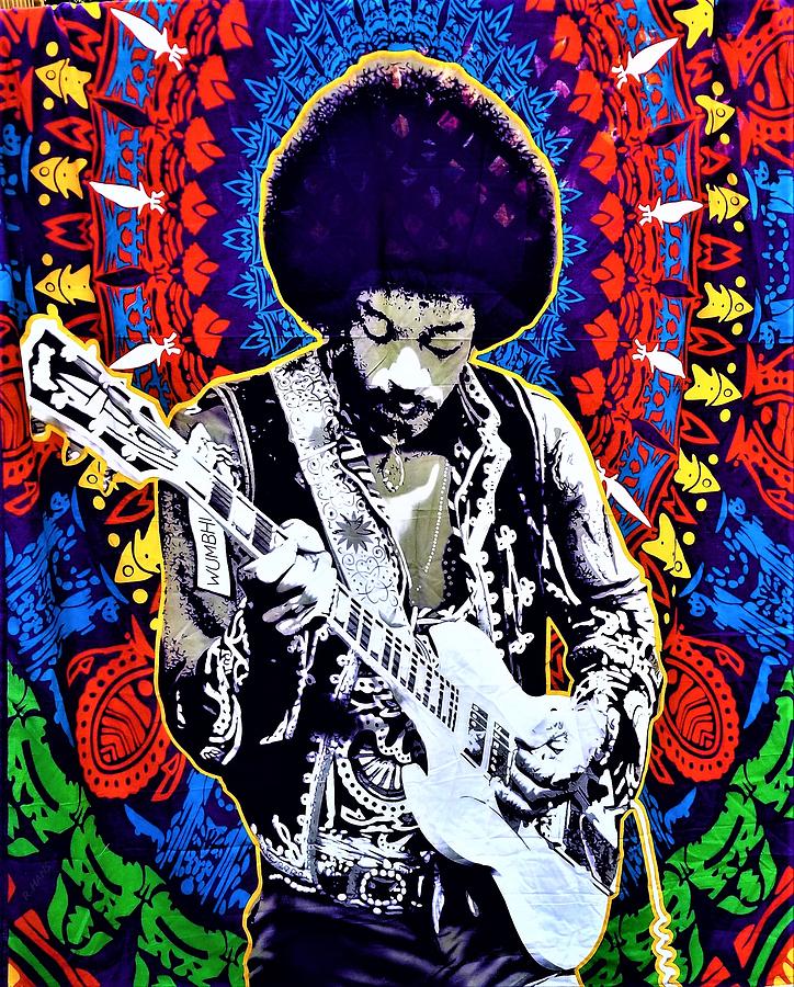 Jimi Hendrix  Photograph by Rob Hans