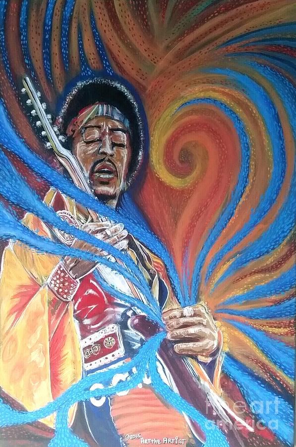 Jimi The Color Of Music Painting