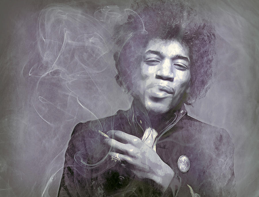 Jimi Hendrix Photograph - Jimis Fug  by Mal Bray