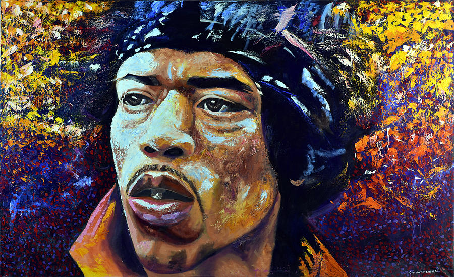 Rock And Roll Painting - Jimmi Hendrix by Che Hondo