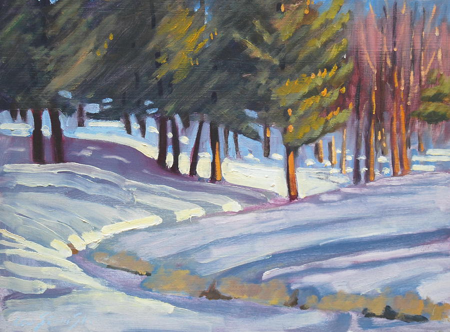 Jimmies Brook 2 Painting by Len Stomski