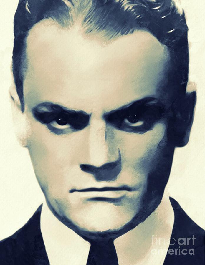 Jimmy Cagney, Hollywood Classics Painting by Esoterica Art Agency ...