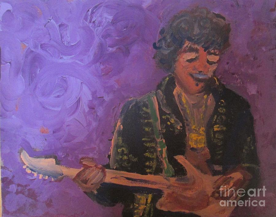 Guitar Still Life Painting - Jimmi by Jennylynd James