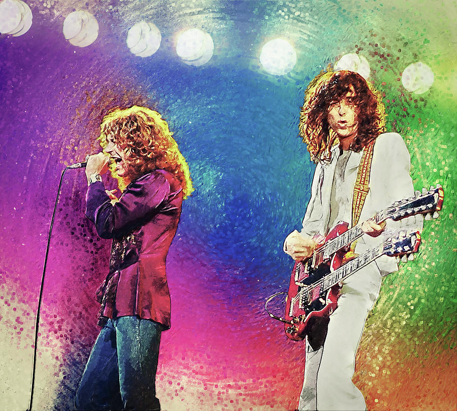 $1.00   4x6 inch original  photo LED ZEPPELIN JIMMY PAGE ROBERT PLANT 