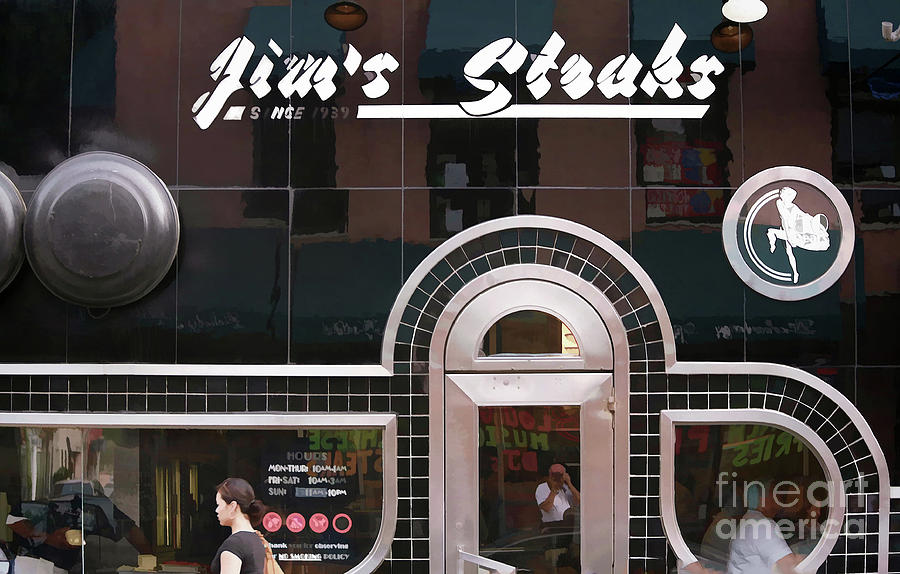 Jims Steaks Philadelphia  Photograph by Chuck Kuhn