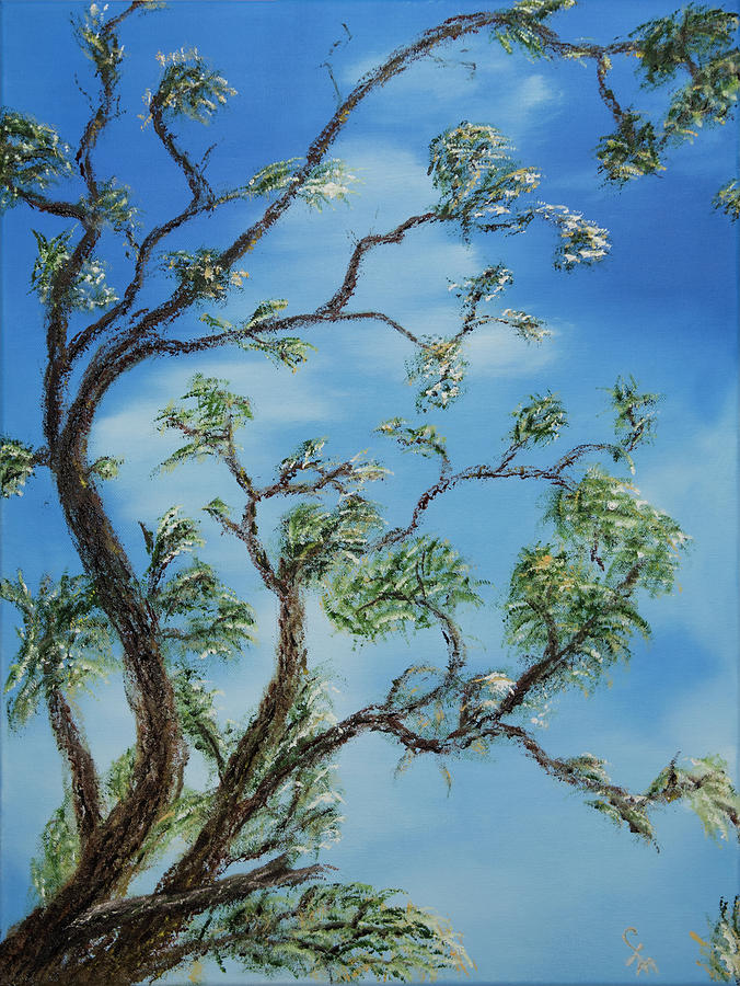 Jims Tree Painting by Stephen Daddona