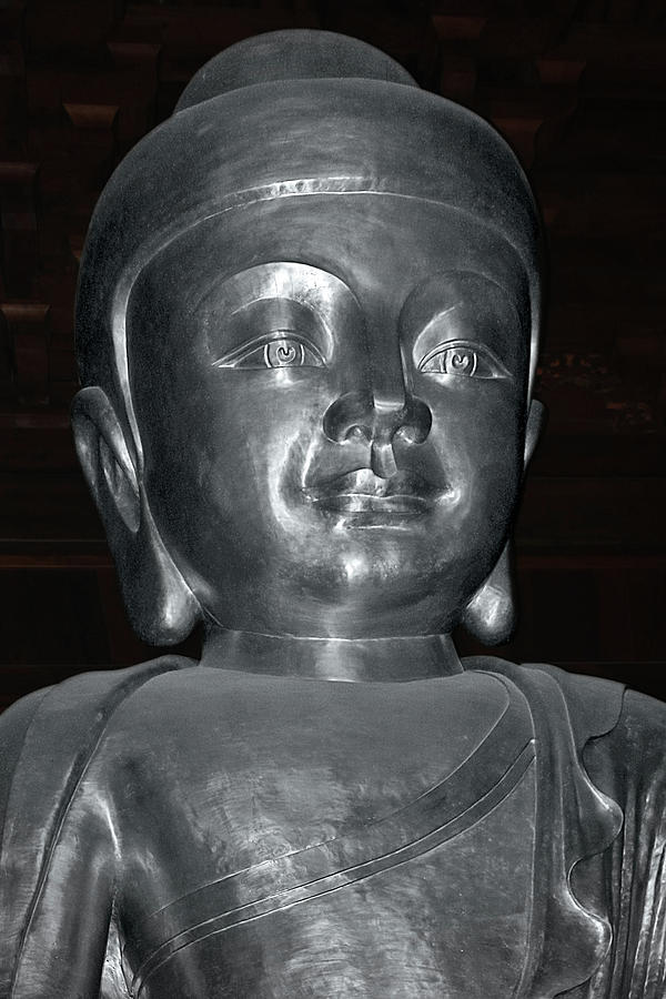 Jingan Silver Buddha - Shanghai China Photograph by Alexandra Till