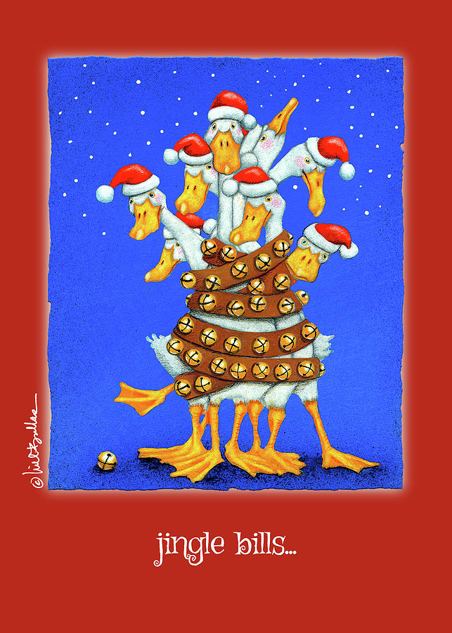 Christmas Painting - Jingle Bills... by Will Bullas