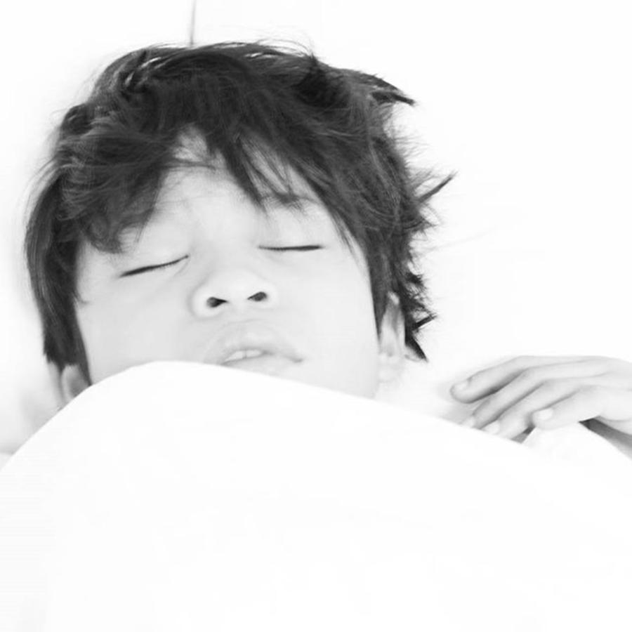 Blackandwhite Photograph - Sleep Boy by Lee Ji Hyun