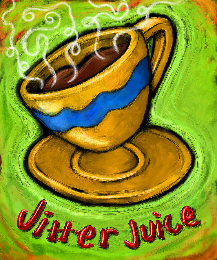 Jitter Juice Painting by David Kyte