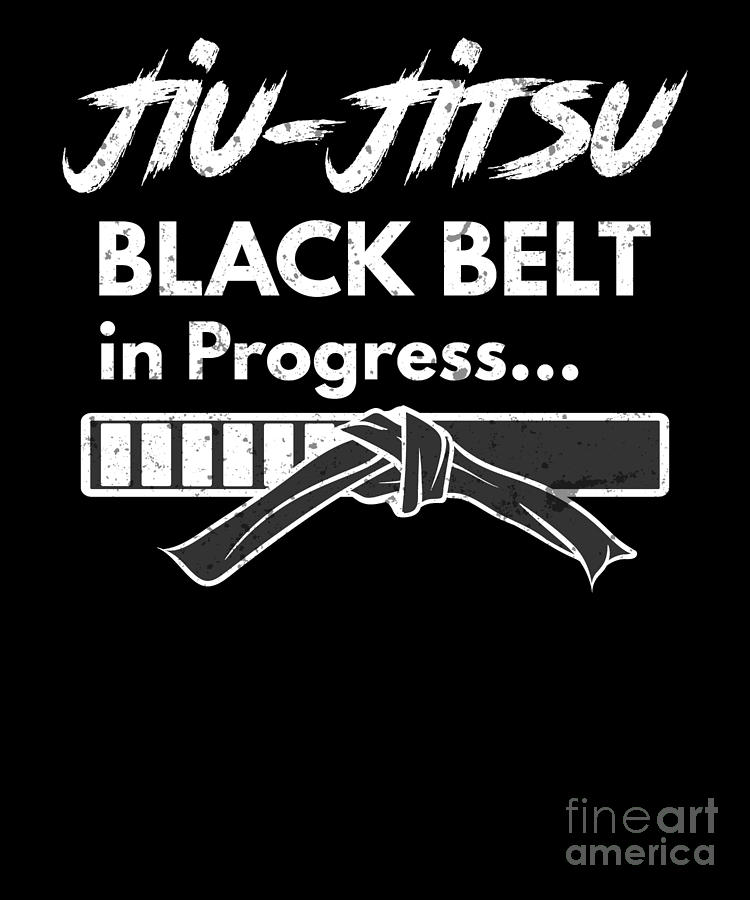 Jiu Jitsu Black Belt in Progress Jiu Jitsu BJJ Combat Digital Art by Henry B Fine Art America