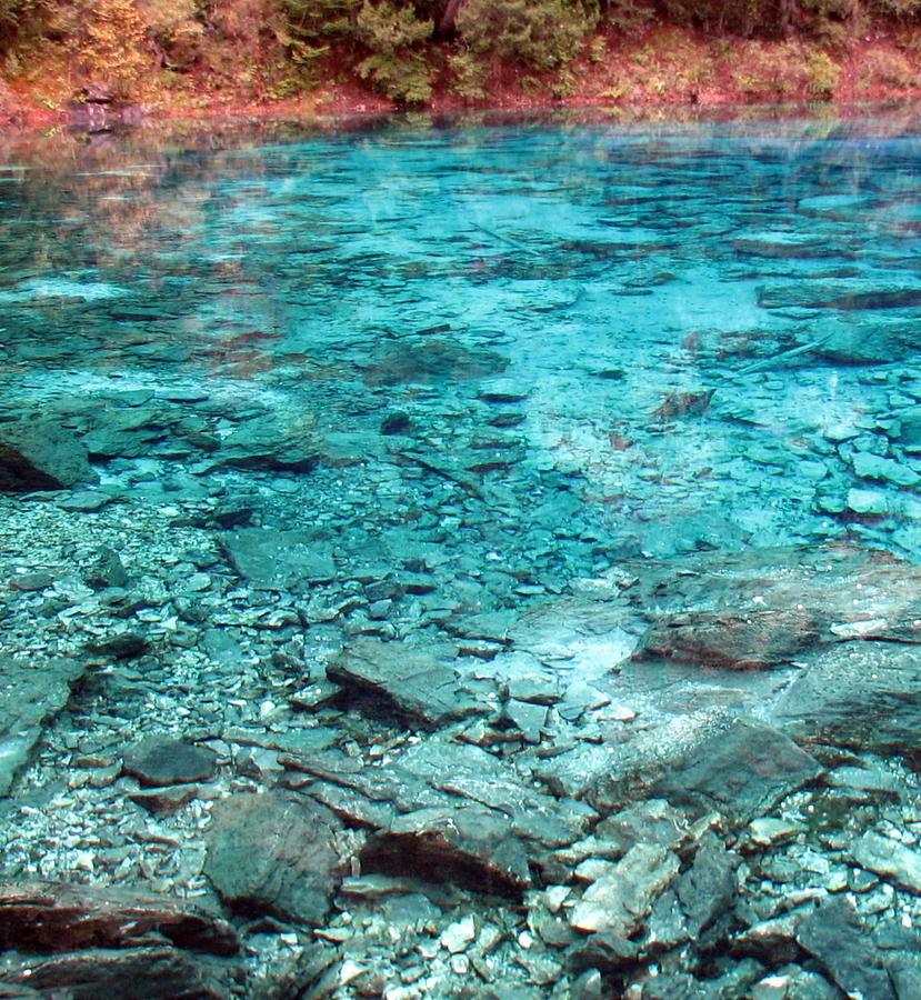 Jiuzhaigou Five Color Lake Photograph by Carla Parris