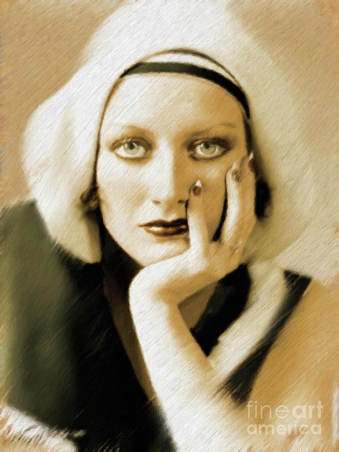 Joan Crawford, Vintage Actress Painting by Esoterica Art Agency | Fine Art America