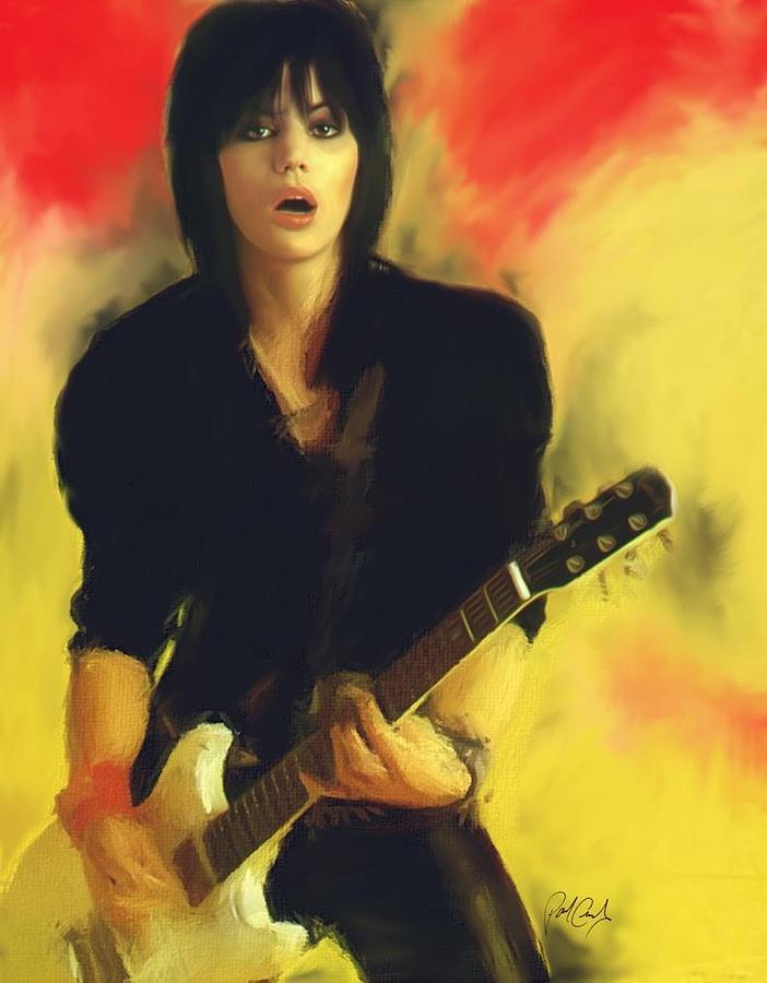 Joan Jett Painting by Paul Cunard - Fine Art America