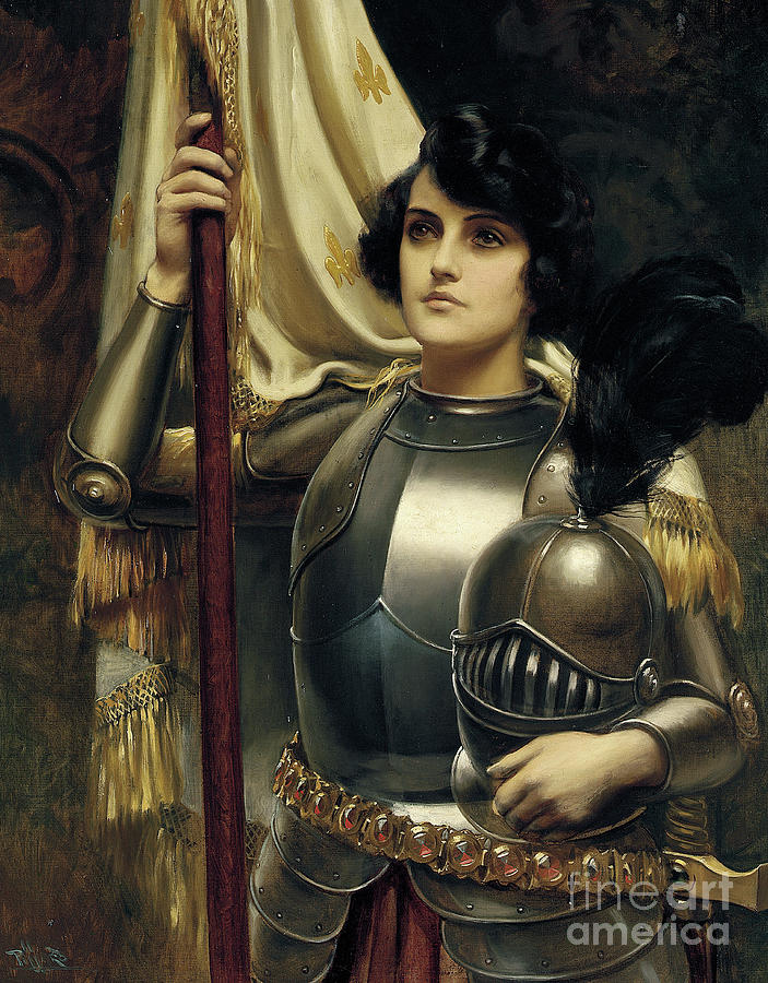 Joan Of Arc Painting -  Joan of Arc by Harold Hume Piffard