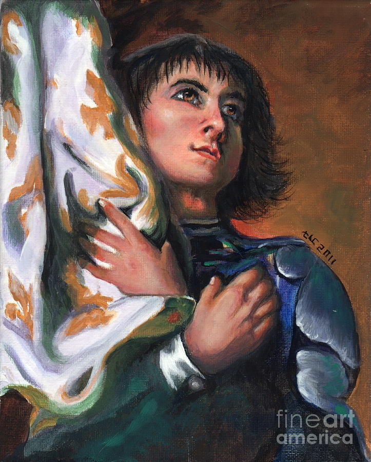 Joan of Arc Painting by Theresa Cangelosi