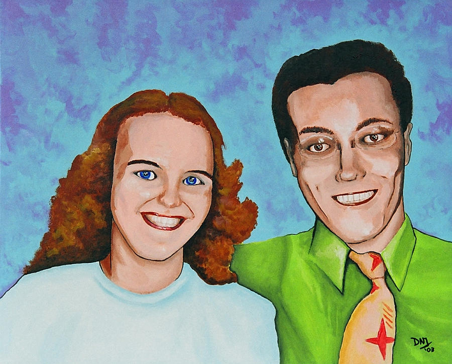 Joanne and Daniel Junod Painting by David Junod