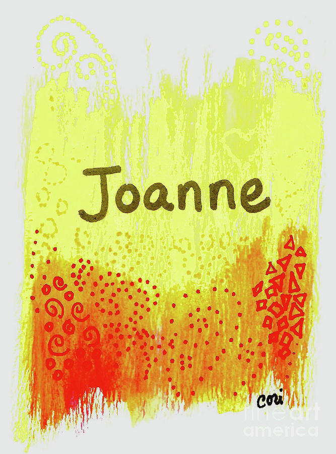 Joanne Painting by Corinne Carroll
