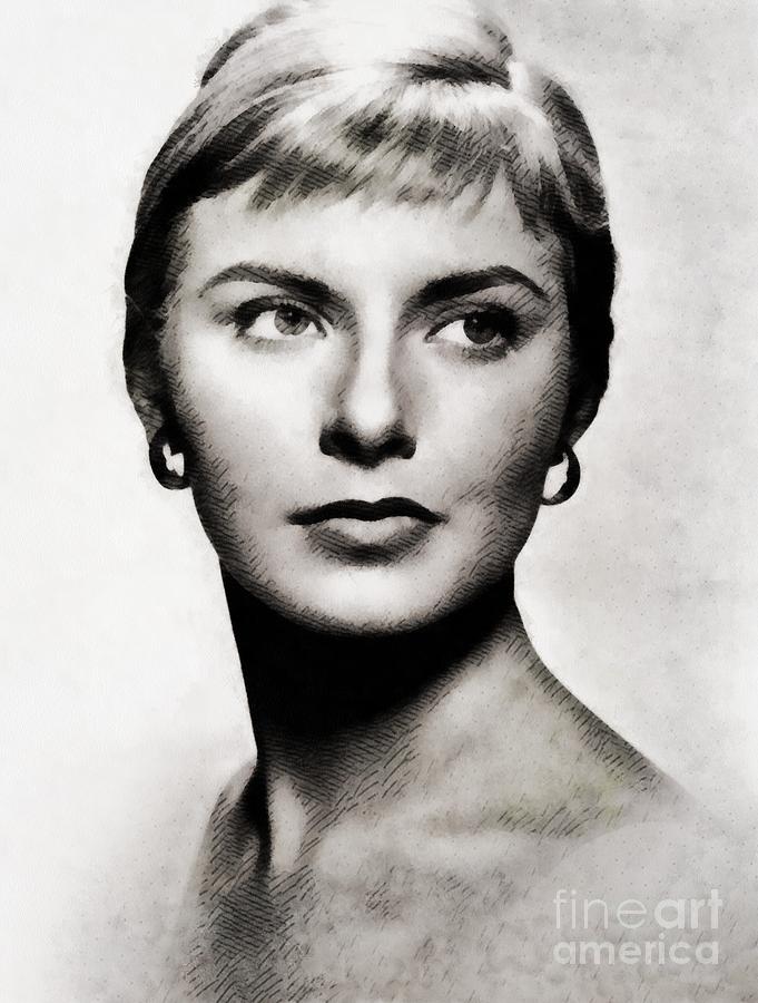 Joanne Woodward, Vintage Actress Painting